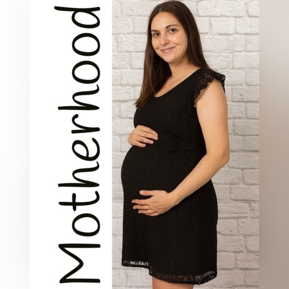 Motherhood Classic Black Dress
